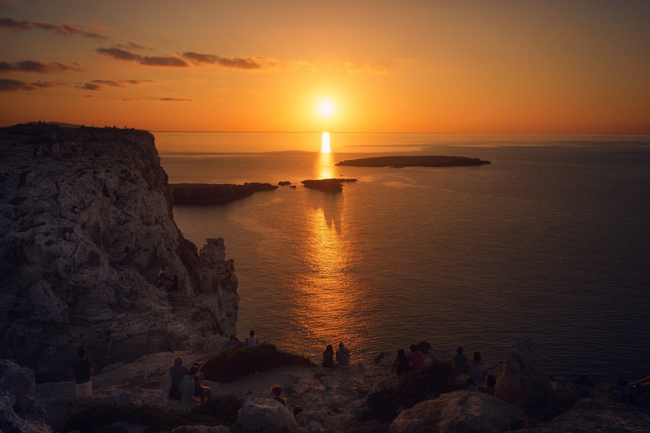 Solnedgang på Menorca
