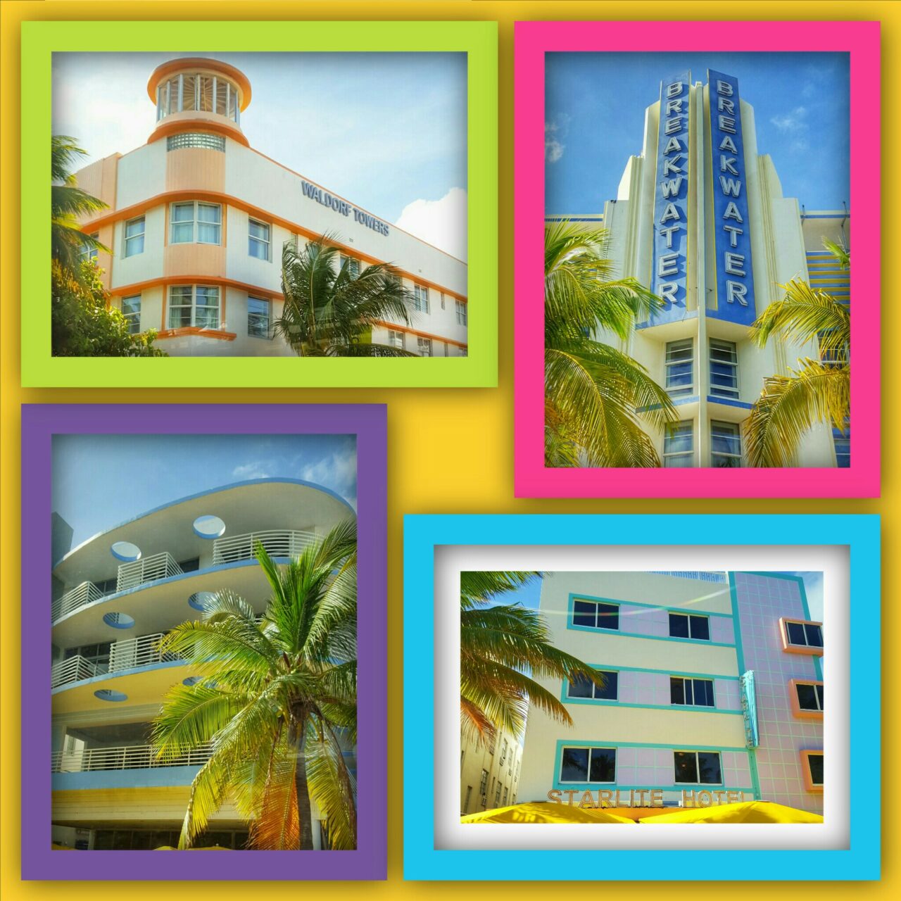 Spennende og fargerik arkitektur i Miami