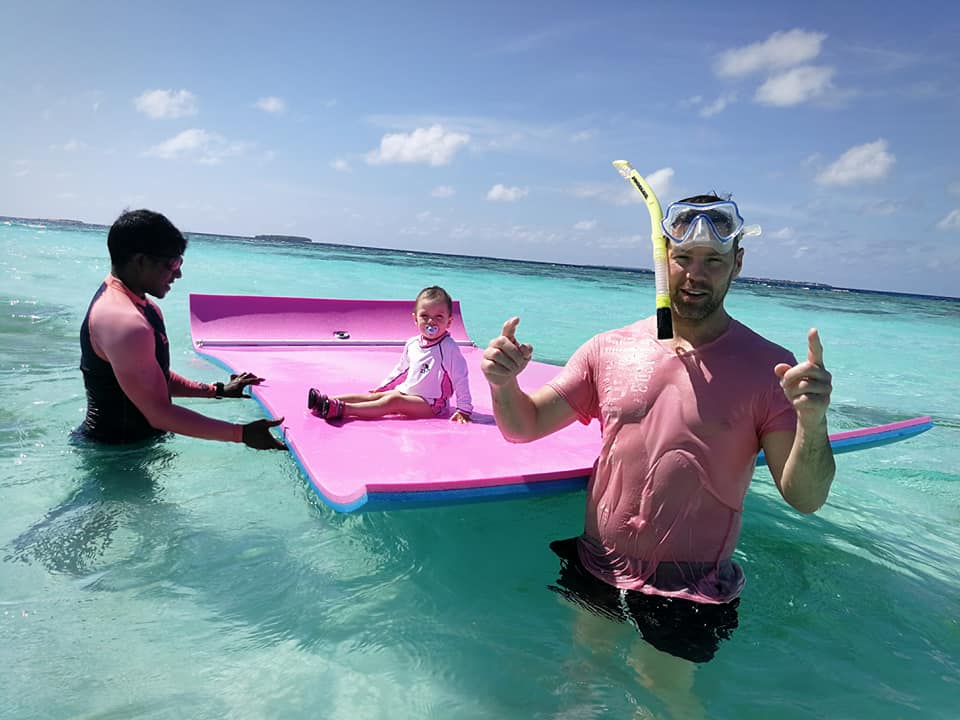 Snorkling på Maldivene