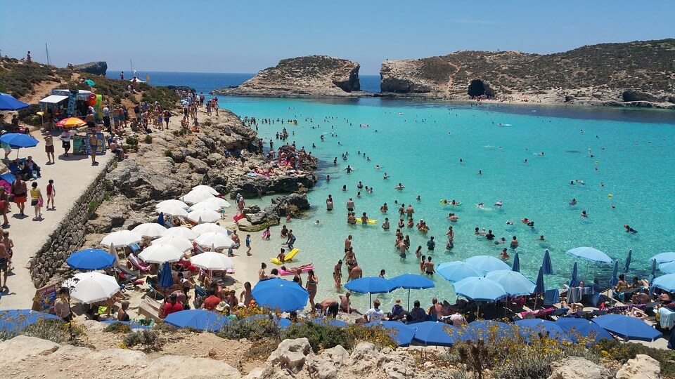 Comina Blue Lagoon på Malta