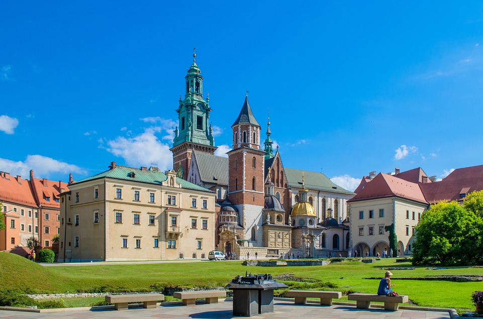 Wawel i Krakow, Polen