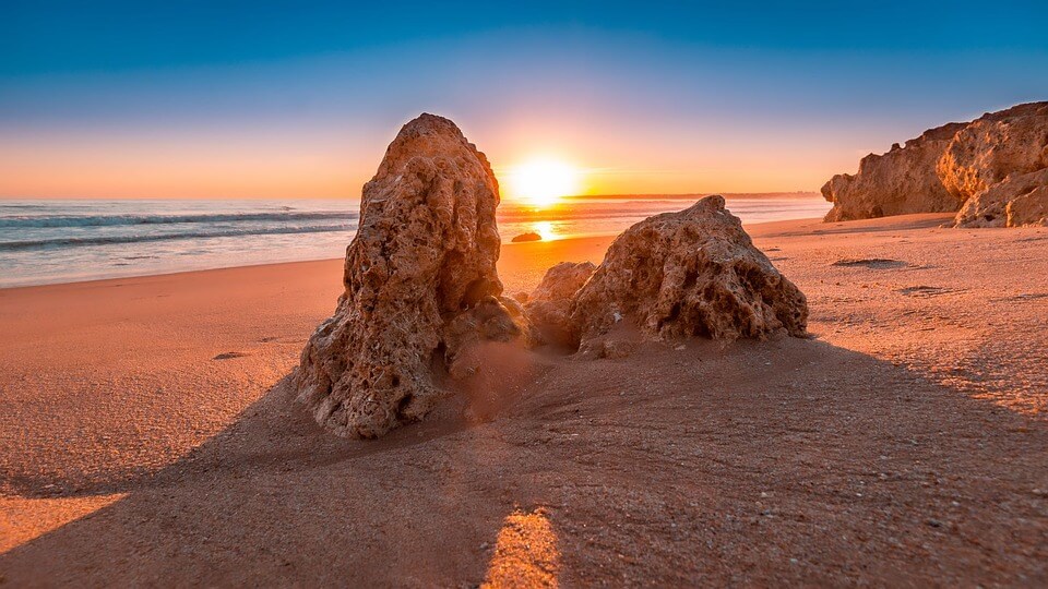 Solnedgang i Algarve