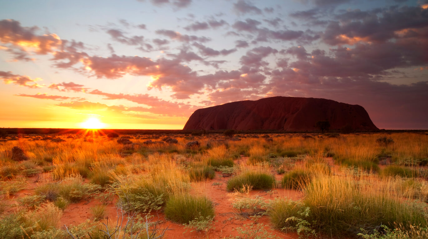 Uluru Dawn Northern Territory, Australia