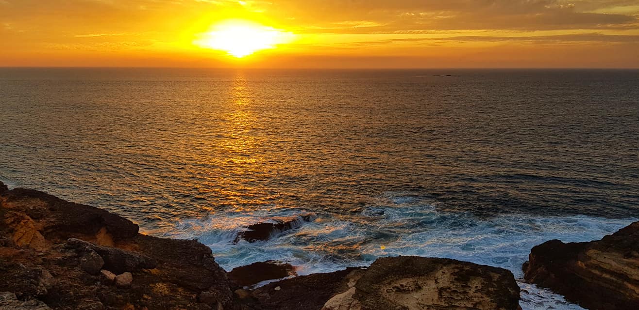 Solnedgang i Portugal