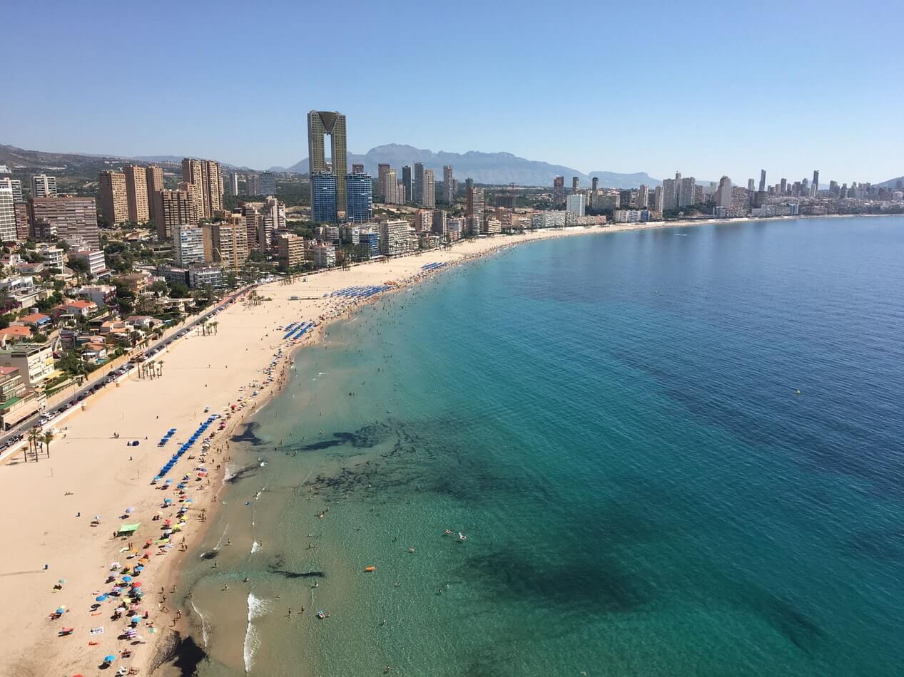 Stranden i Alicante