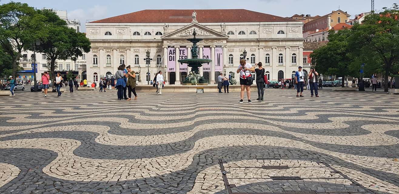 Praça Dom Pedro IV, Lisboa, Portugal