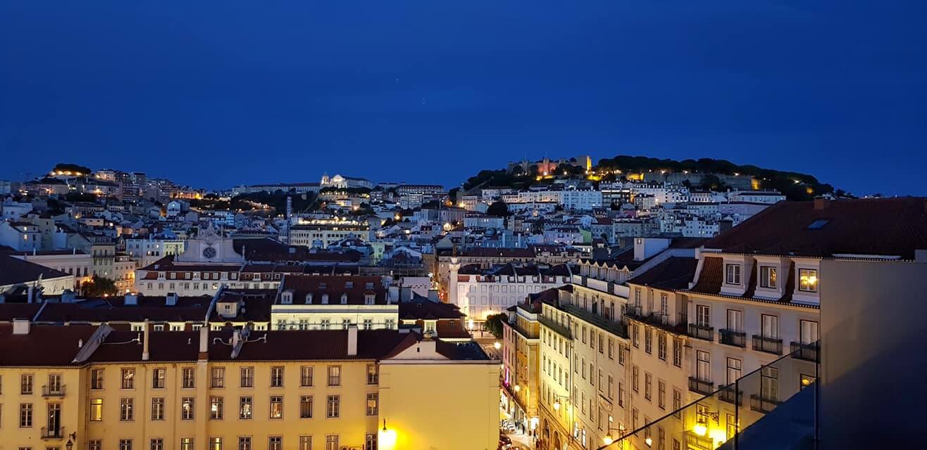 Utsikt fra Casa Balthazar, Lisboa, Portugal