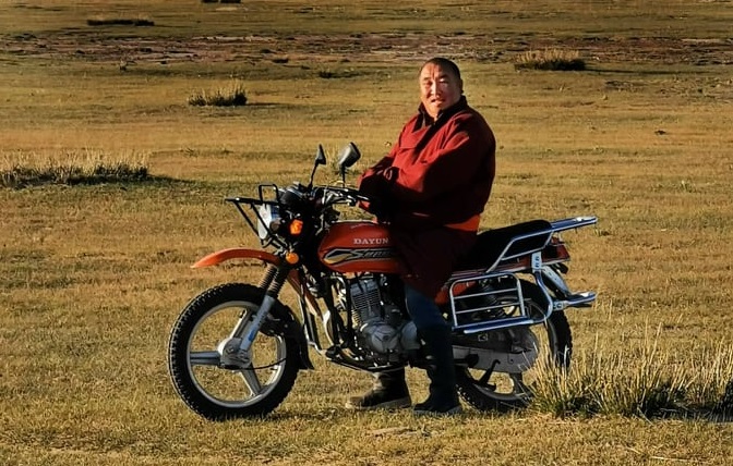 På motorsykkel, Mongolia