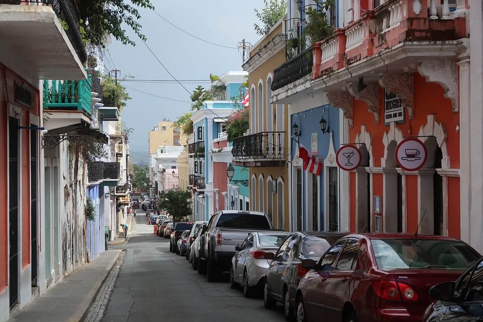 Vakre Viejo San Juan i Puerto Rico