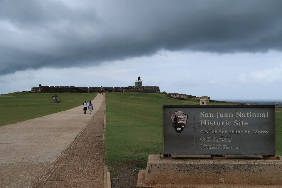 Inngangspartiet til Castillo San Felipe del Morro, Puerto Rico