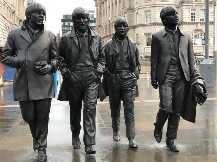 Beatles statue i Liverpool