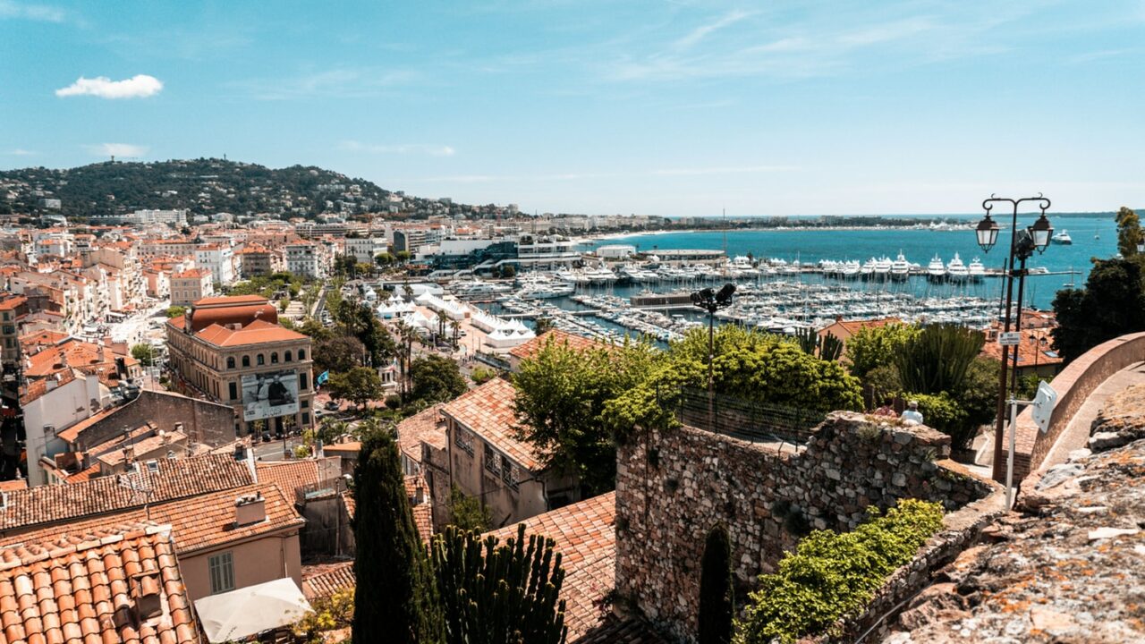 Utsiktsbilde over Cannes