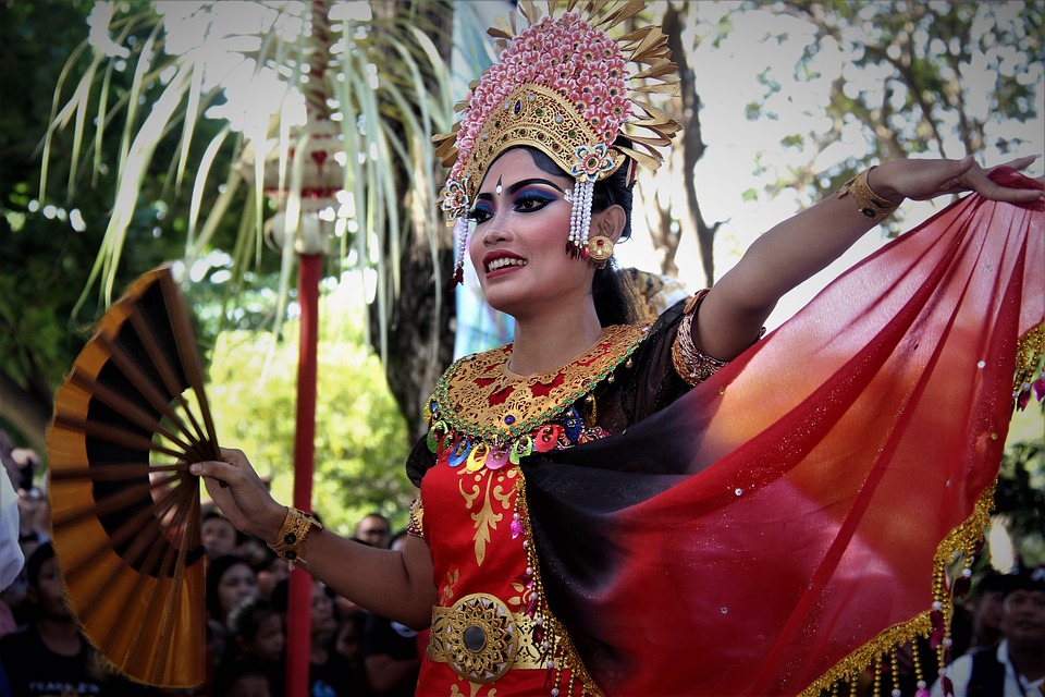 Vakker dans på Bali