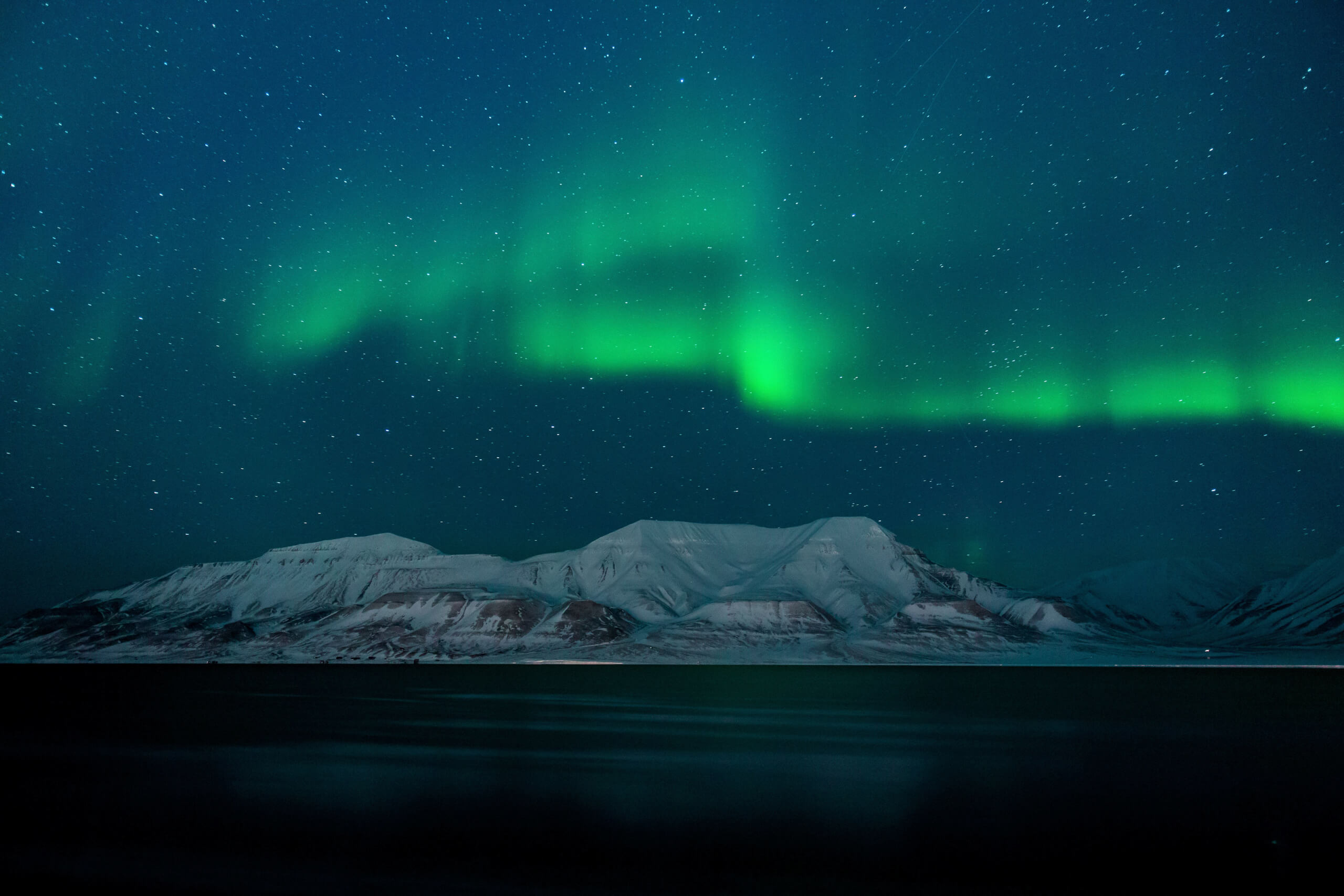 Nordlys på Svalbard
