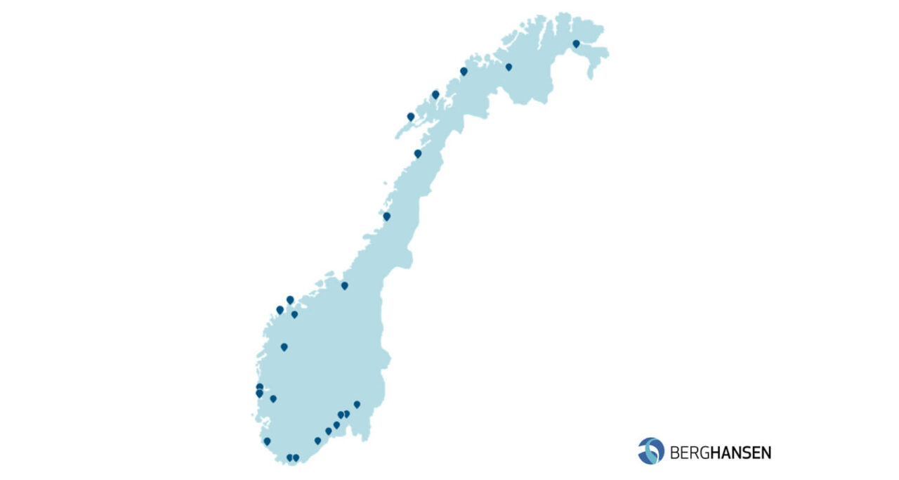 Berg-Hansen kontorer i Norge