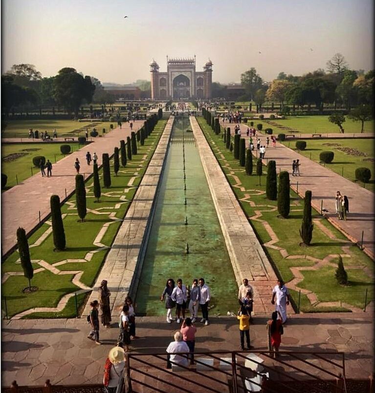 Hagen ved Taj-Mahal