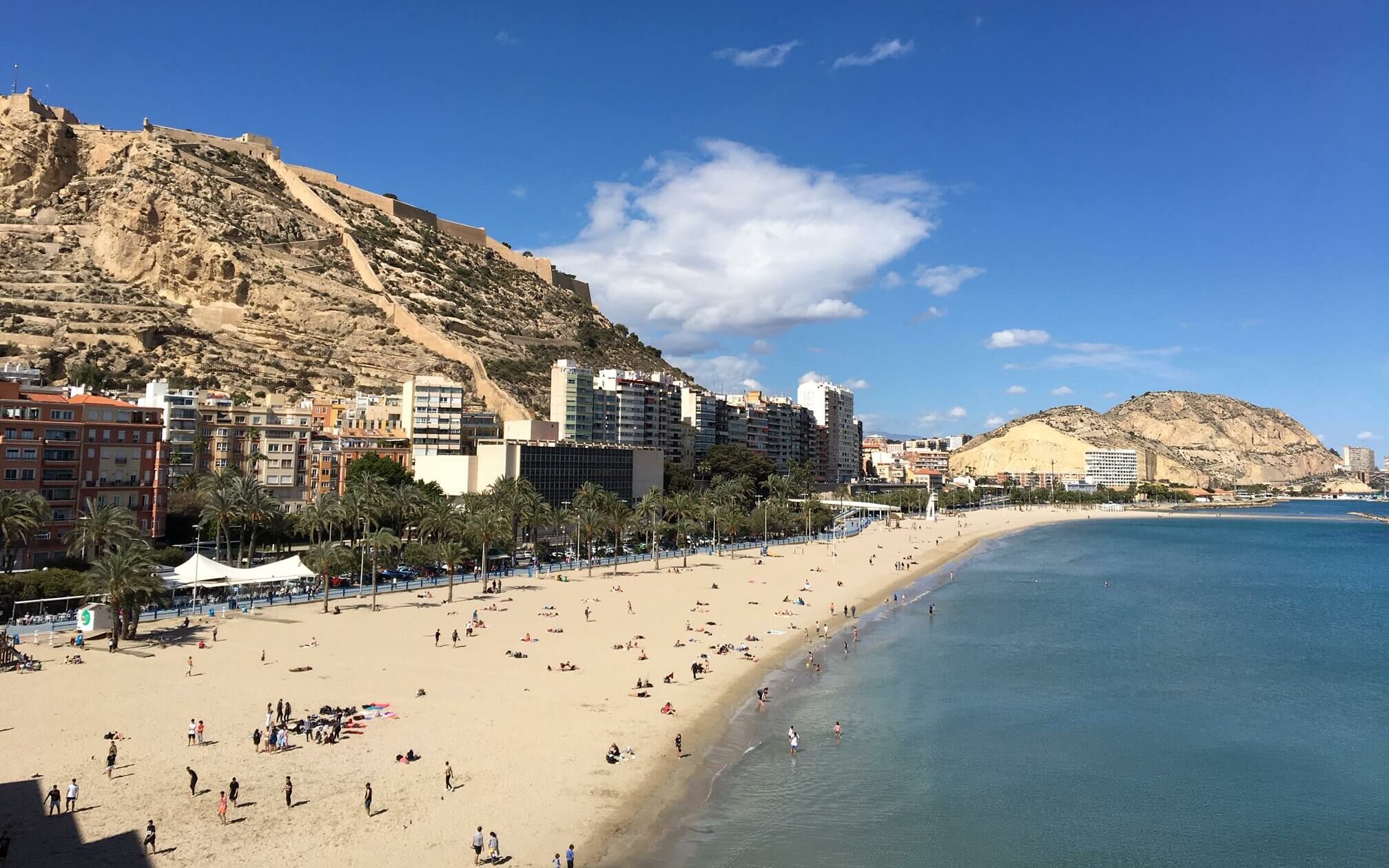 Stranden i Alicante