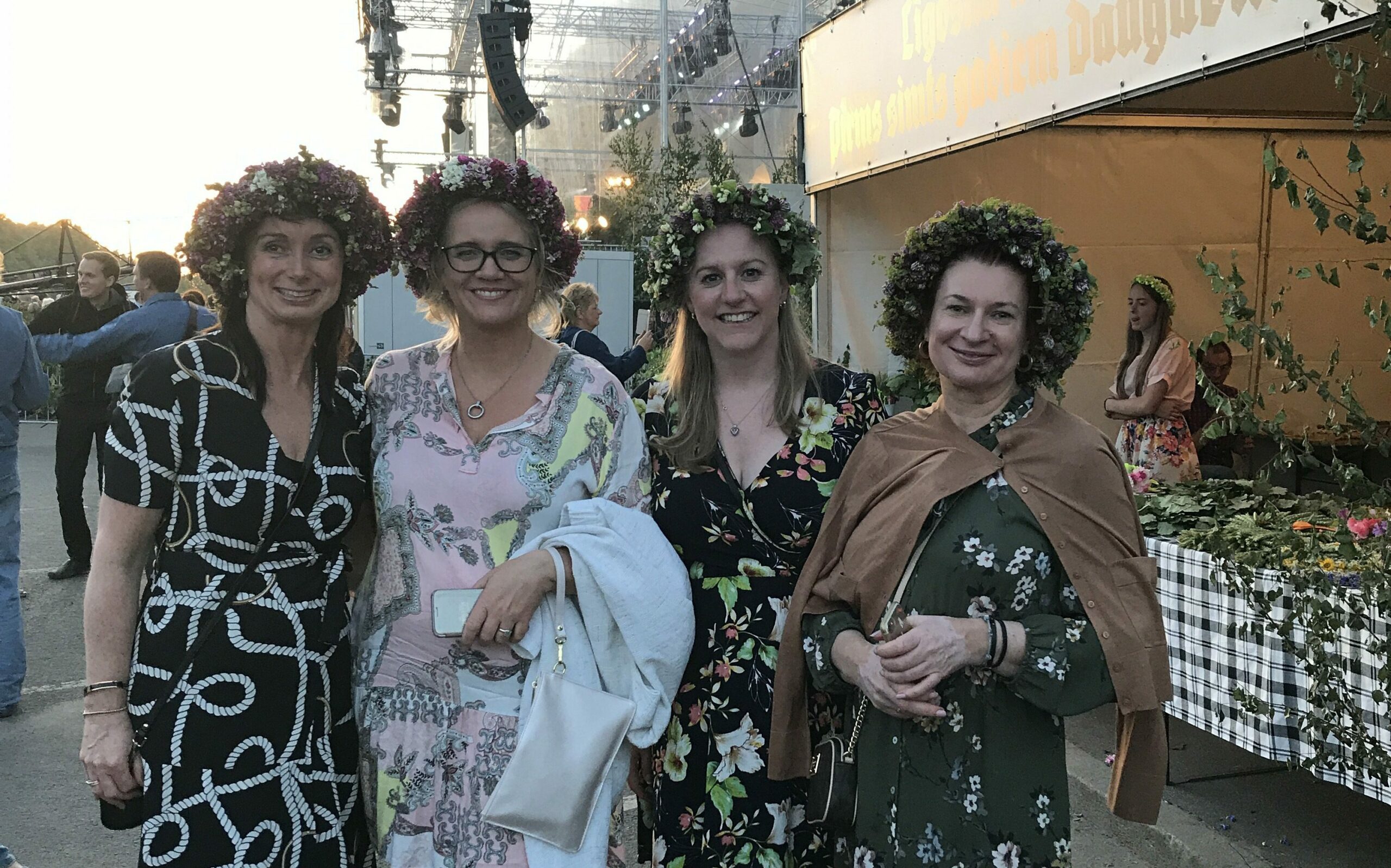 Jenter på festival i Riga