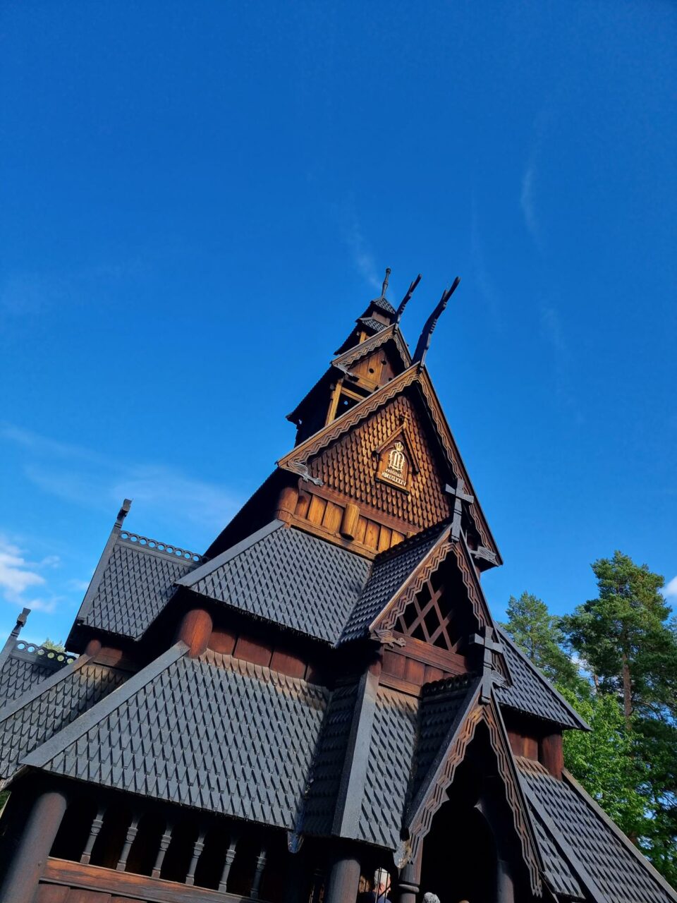 Stavkirke på Bygdøy. Foto