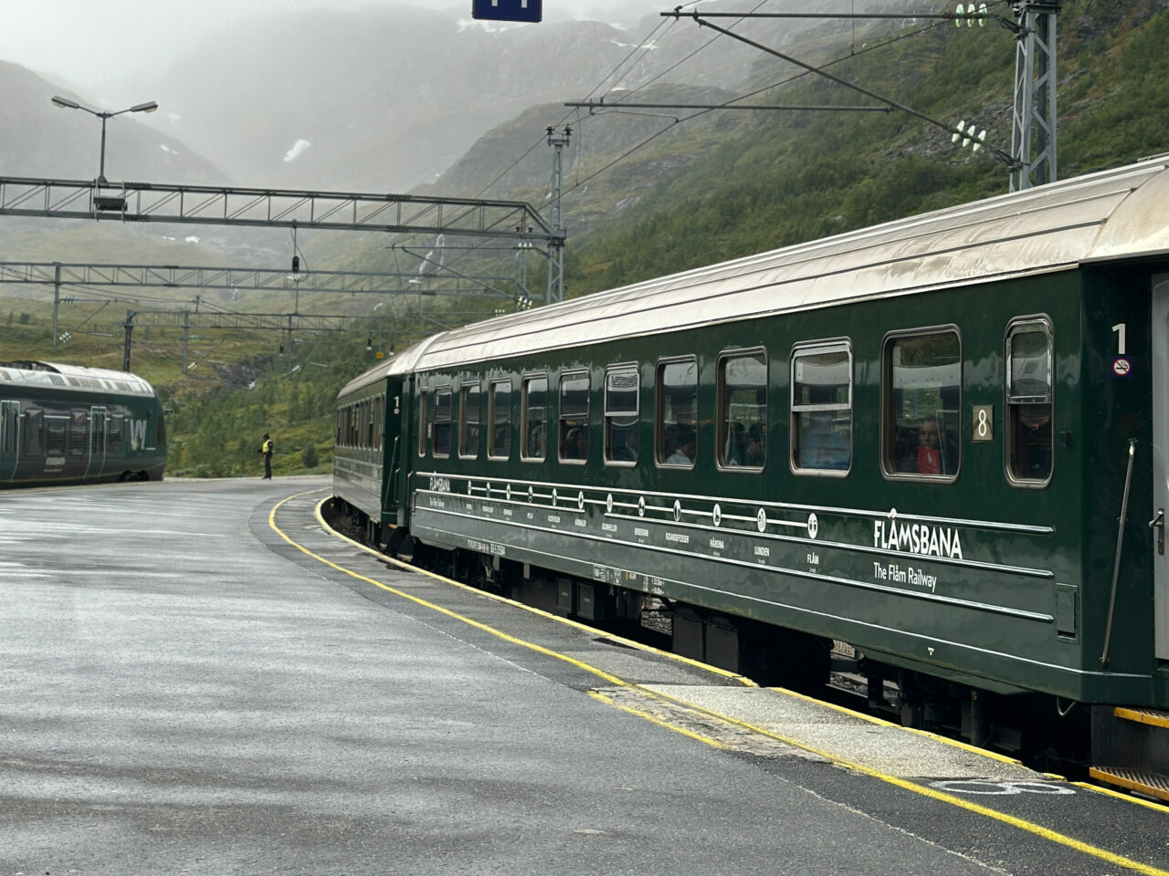 Flåmsbanen på Myrdal Stasjon. Foto