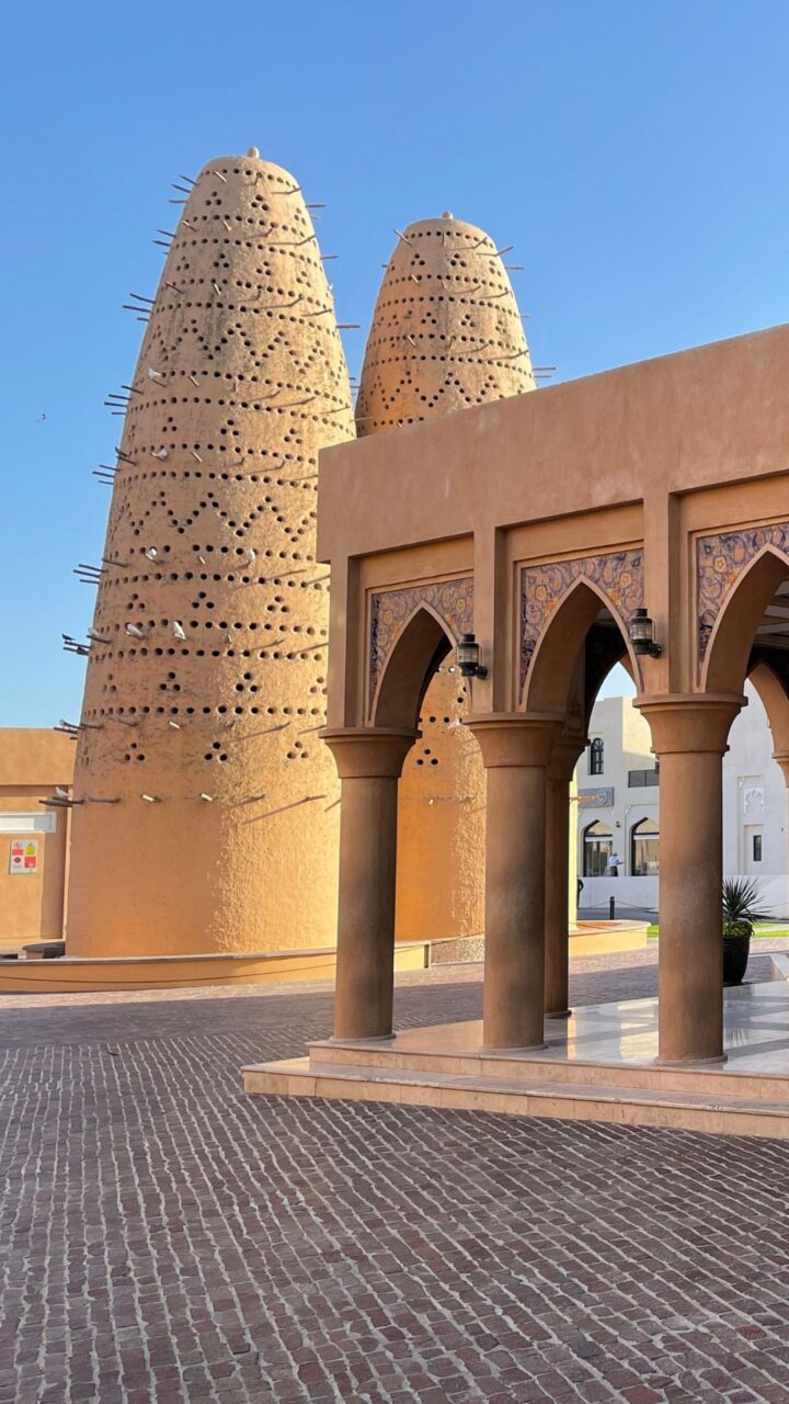 Katara Culture Village, med eldre bygninger. Foto